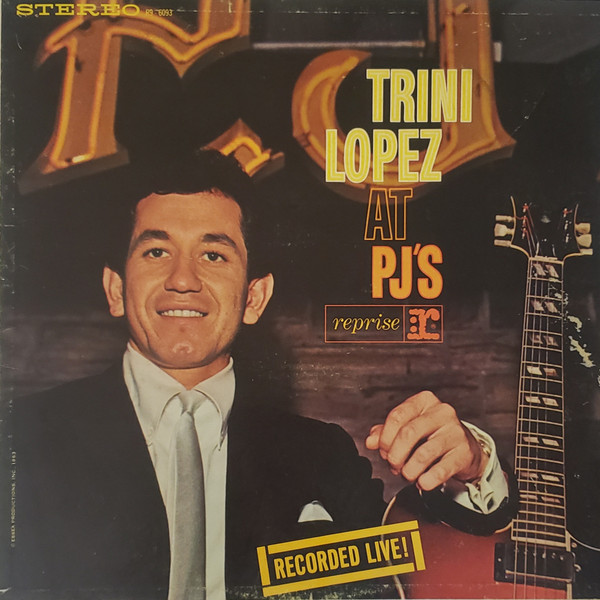 Trini Lopez - At PJ's - Used Vinyl Record image 1