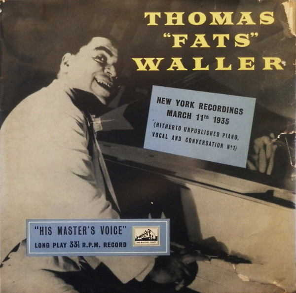 Fats Waller - New York Recordings March 11th 1935 - Used Vinyl Record image 1