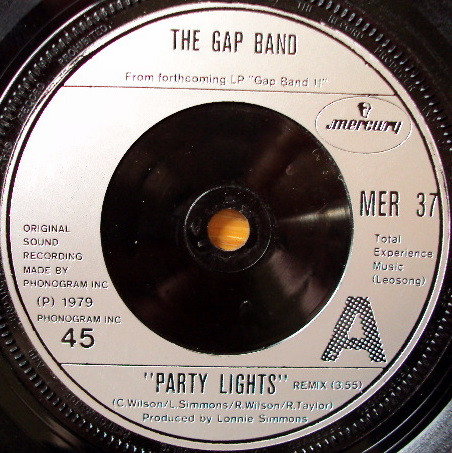 Gap Band - Party Lights (Remix) - Used Vinyl Record 7" image 1