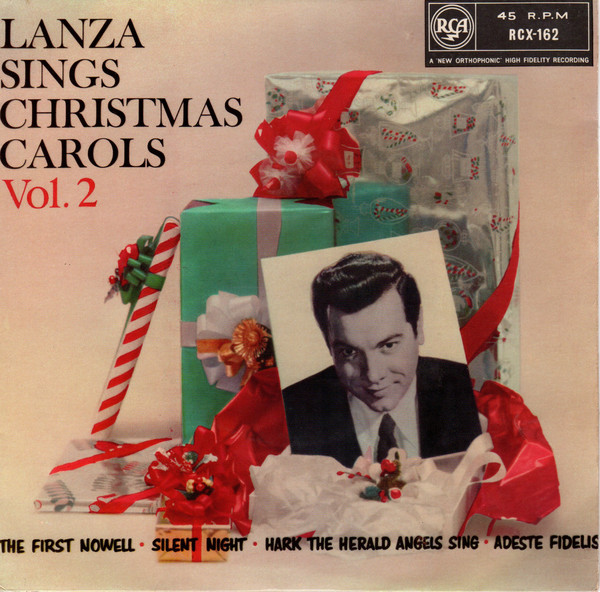 Mario Lanza - Lanza Sings Christmas Carols Vol.2 - Used Vinyl Record image 1
