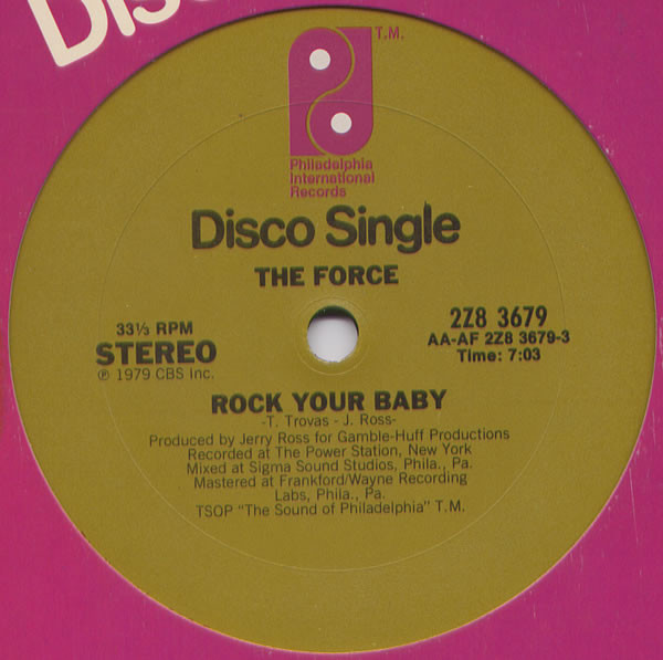 Force - Rock Your Baby - Used Vinyl Record 12" image 1