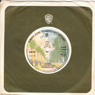 Ashford - Charmer - Used Vinyl Record 7" image 1