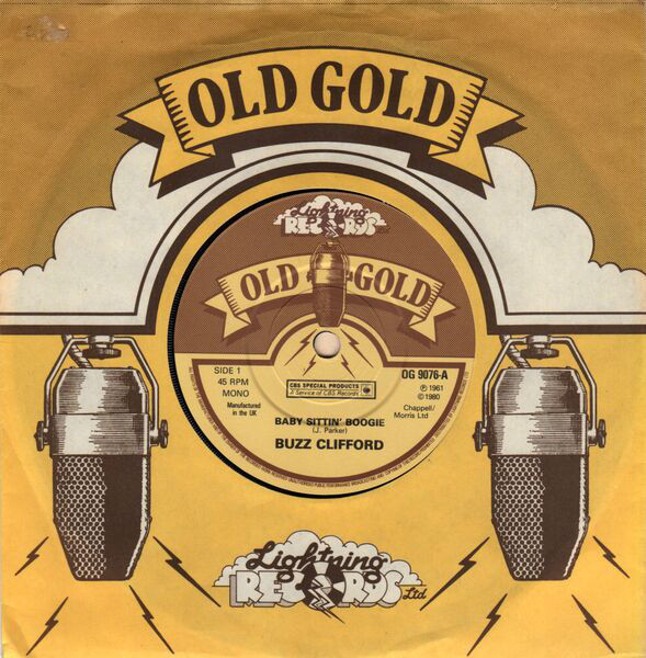 Buzz Clifford - Baby Sittin' Boogie / Roses Are Red - Used Vinyl Recor image 1
