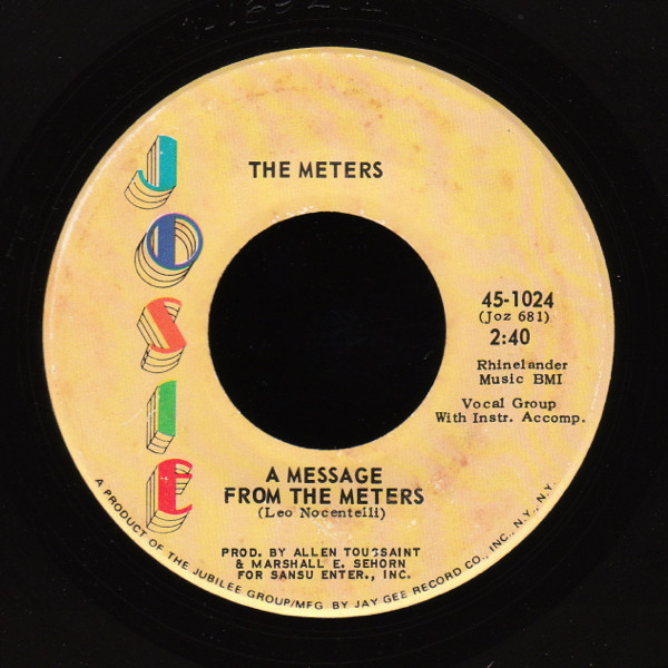 A Message From The Meters / Zony Mash