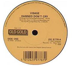 Visage - Damned Don't Cry / Night Train - Used Vinyl Record 7" image 1