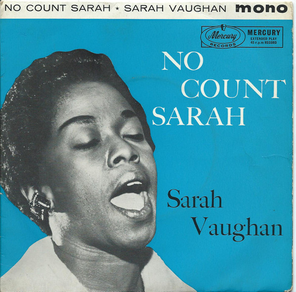 Sarah Vaughan - No Count Sarah EP - Used Vinyl Record 7" image 1