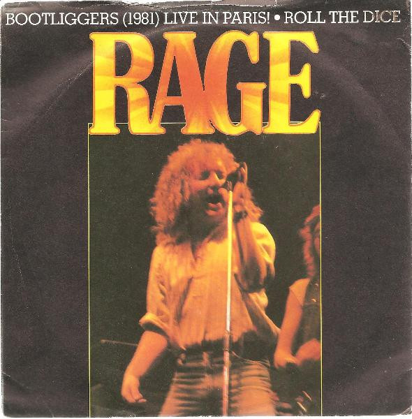 Rage - Bootliggers (1981) (Live In Paris) / Roll The Dice - Used Vinyl image 1