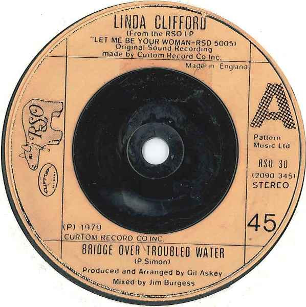 Linda Clifford - Bridge Over Troubled Water - Used Vinyl Record 7" image 1