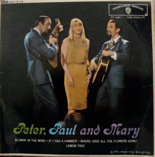 Peter - , Paul And Mary - Used Vinyl Record 7" image 1