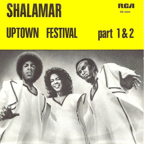Shalamar - Uptown Festival Part 1 & 2 - Used Vinyl Record 7" image 1