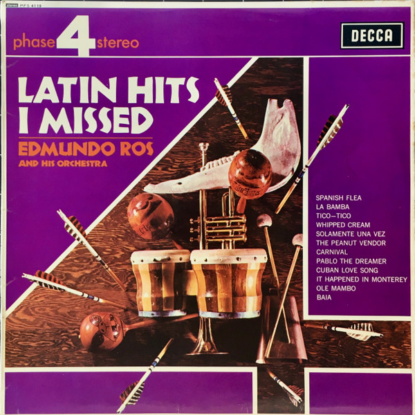 Edmundo Ros & His Or - Latin Hits I Missed - Used Vinyl Record image 1