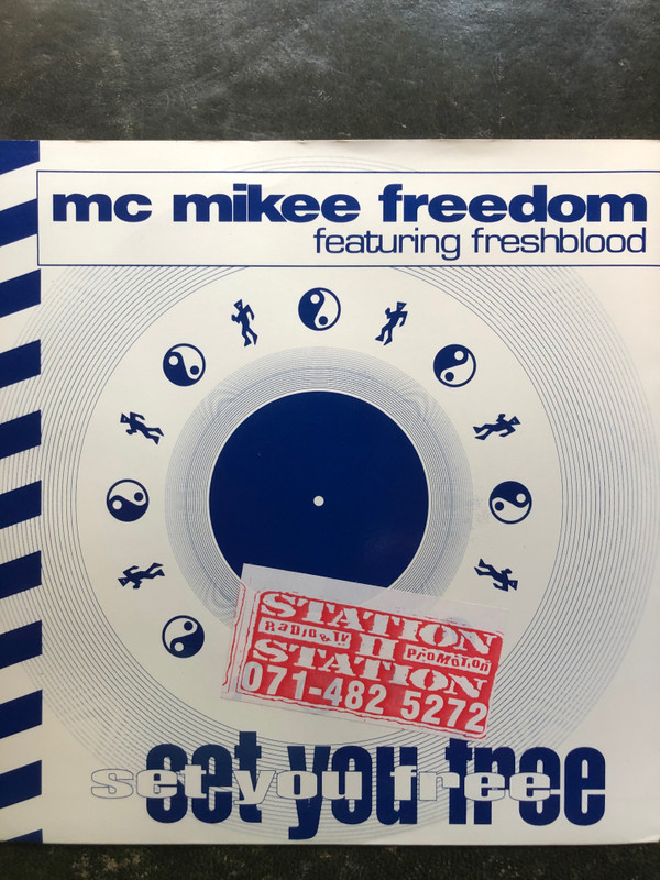 MC Mikee Freedom - Set You Free - Used Vinyl Record 7" image 1