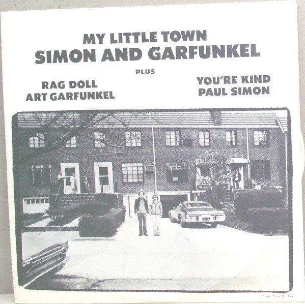Simon & Garfunkel - My Little Town - Used Vinyl Record 7" image 1