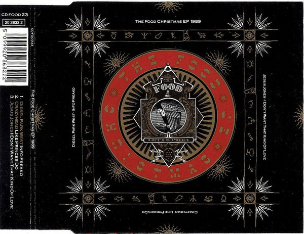 Diesel Park West - Food Christmas EP 1989 - Used CD image 1