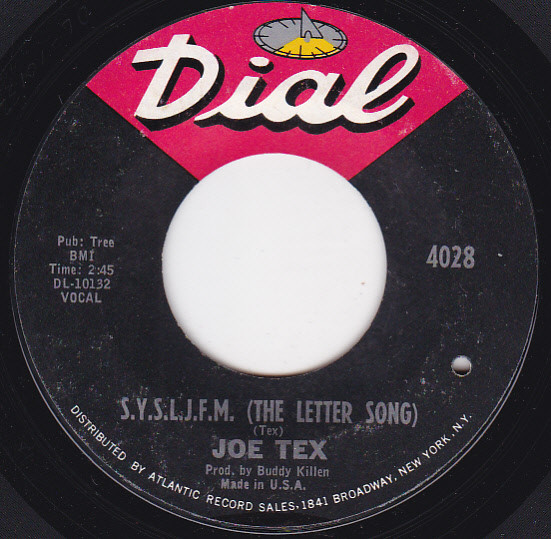 S.Y.S.L.J.F.M. (The Letter Song) / I'm A Man