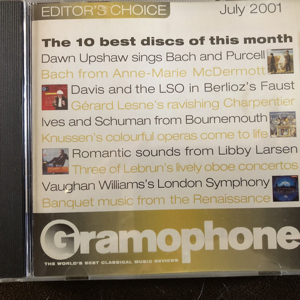 Various - Gramophone Editor's Choice - July 2001 - CD image 1
