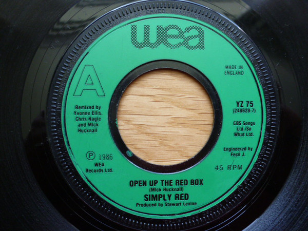 Simply Red - Open Up The Red Box - Used Vinyl Record 7" image 1