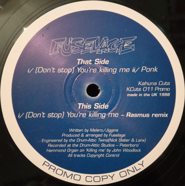 Fuselage - Ponk Ruck - Used Vinyl Record 12" image 1