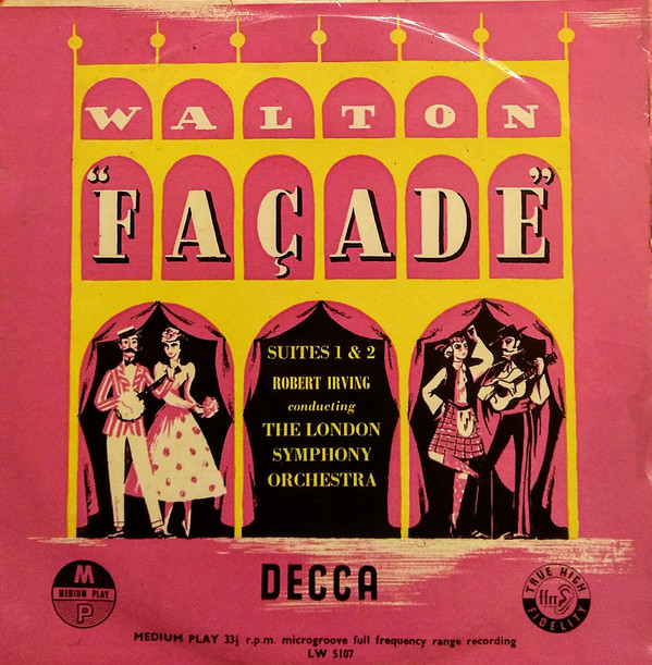 Sir William Walton - Facade - Used Vinyl Record 10" image 1