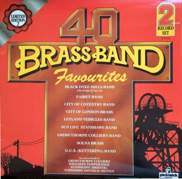 Various - 40 Brass Band Favourites - Used Vinyl Record image 1