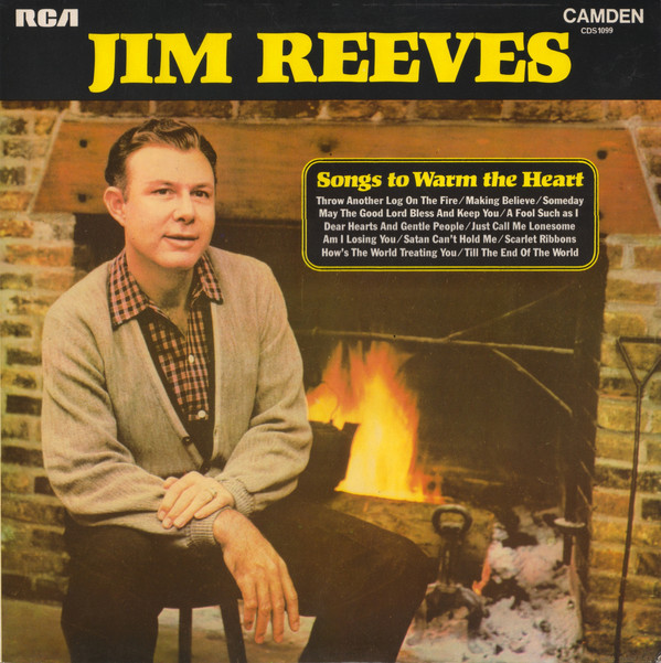 Jim Reeves - Songs To Warm The Heart - Used Vinyl Record image 1