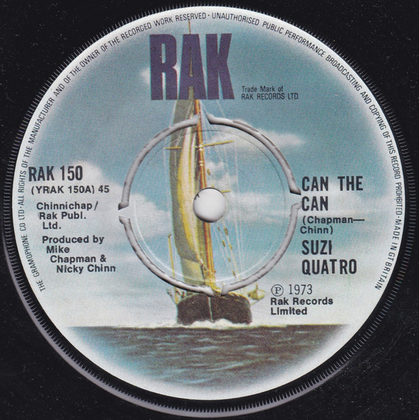 Suzi Quatro - Can The Can - Used Vinyl Record 7" image 1