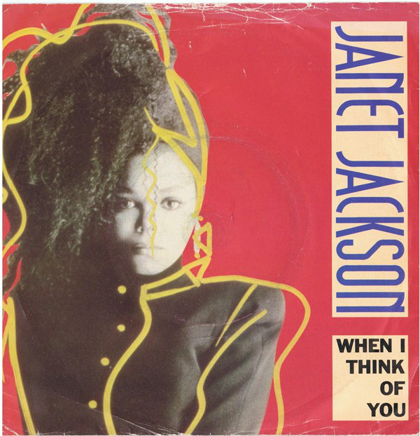 Janet Jackson - When I Think Of You - Used Vinyl Record 7" image 1