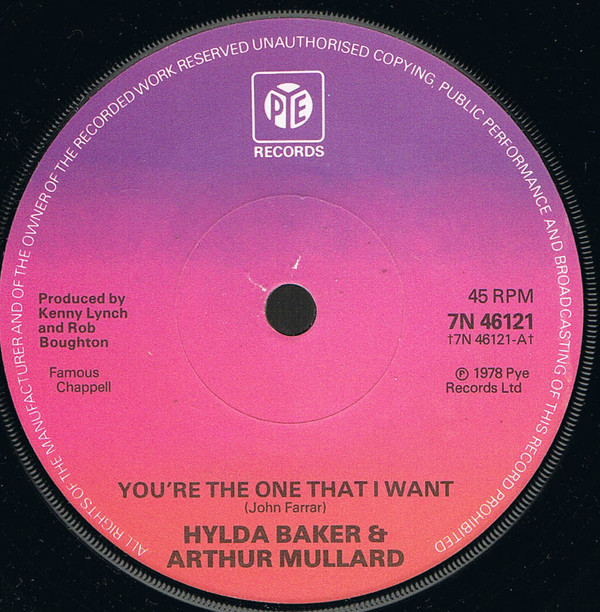 Hylda Baker - You're The One That I Want - Used Vinyl Record 7" image 1