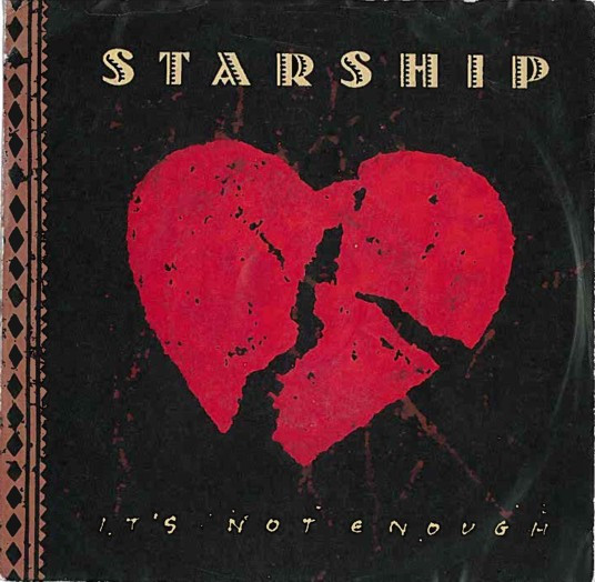 Starship - It's Not Enough - Used Vinyl Record 7" image 1