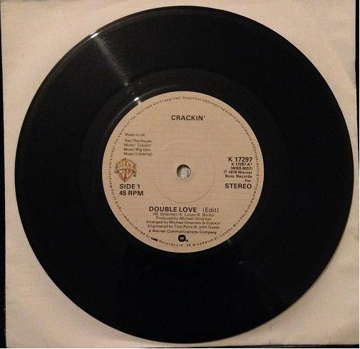 Crackin' - Double Love - Used Vinyl Record 7" image 1