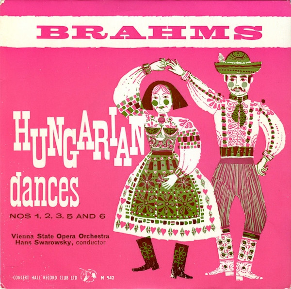 Johannes Brahms - Hungarian Dances Nos 1, 2, 3, 5 & 6 - Used Vinyl Re image 1