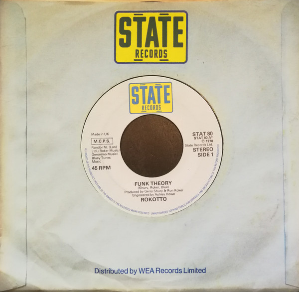 Rokotto - Funk Theory - Used Vinyl Record 7" image 1