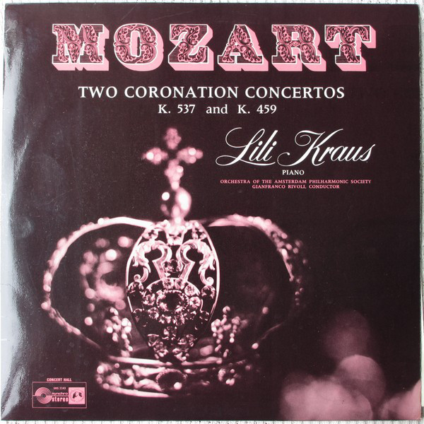 Two Coronation Concertos K.537 And K.459