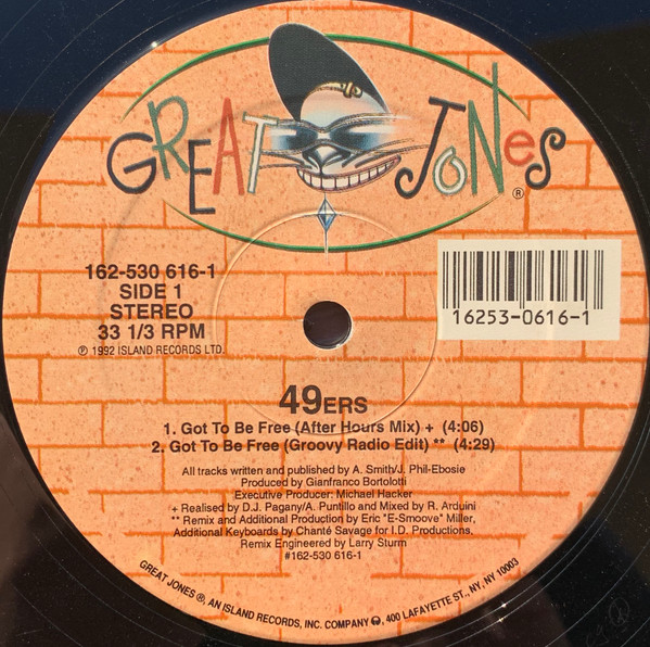 49ers - Got To Be Free - Used Vinyl Record 12"