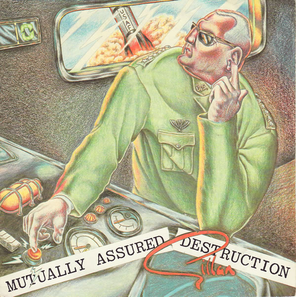 Gillan - Mutually Assured Destruction - Used Vinyl Record 7" image 1