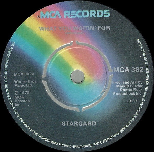 Stargard - What You Waitin' For - Used Vinyl Record 7" image 1