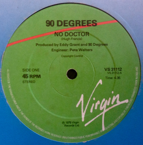 90° Inclusive - No Doctor - Used Vinyl Record 12"
