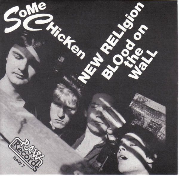 Some Chicken - New Religion / Blood On The Wall - Used Vinyl Record 7" image 1