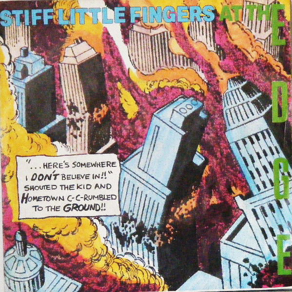 Stiff Little Fingers - At The Edge - Used Vinyl Record 7" image 1