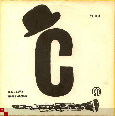 Acker Bilk And His P - Blaze Away - Used Vinyl Record 7" image 1