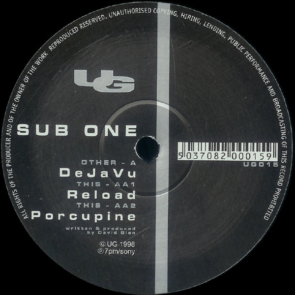 Sub One - DeJaVu - Used Vinyl Record 12" image 1
