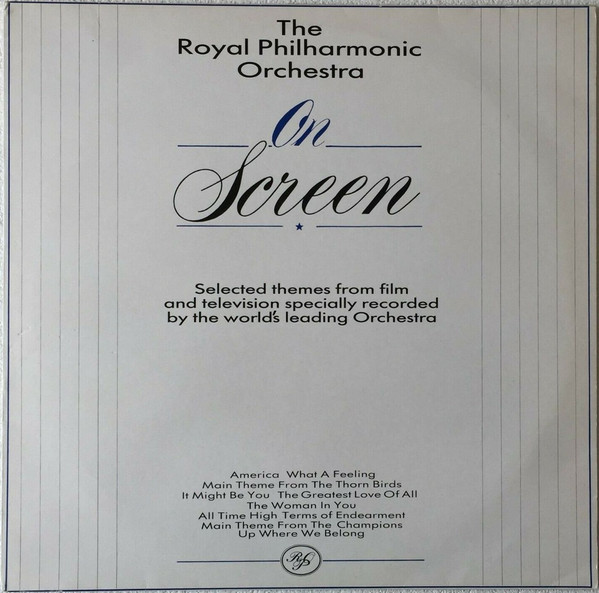 Royal Philharmonic O - On Screen - Used Vinyl Record image 1