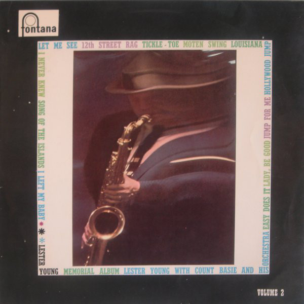 Lester Young - Memorial Album Volume 2 - Used Vinyl Record image 1