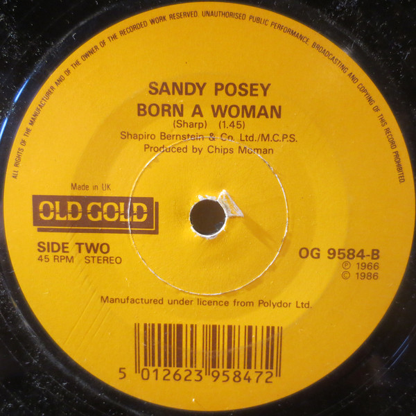 Sandy Posey - Single Girl - Used Vinyl Record 7" image 1