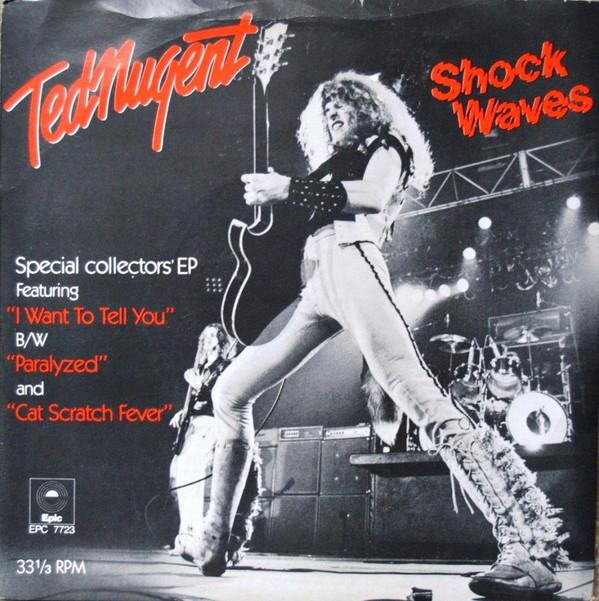 Ted Nugent - Shock Waves EP - Used Vinyl Record 7" image 1