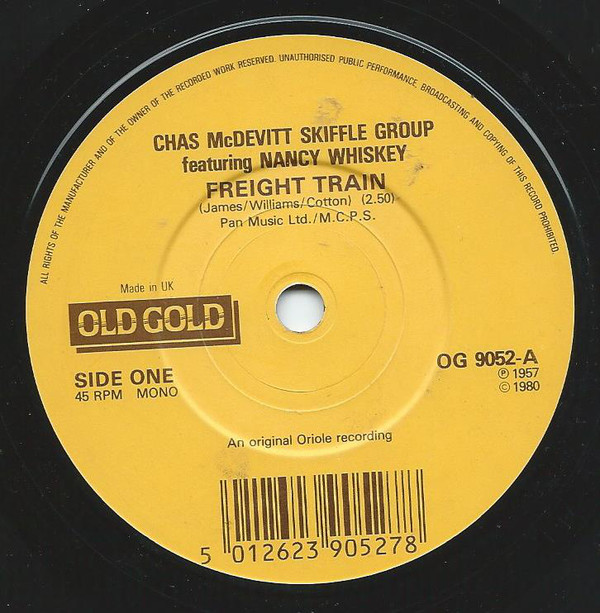 Chas McDevitt Skiffl - Freight Train - Used Vinyl Record 7" image 1