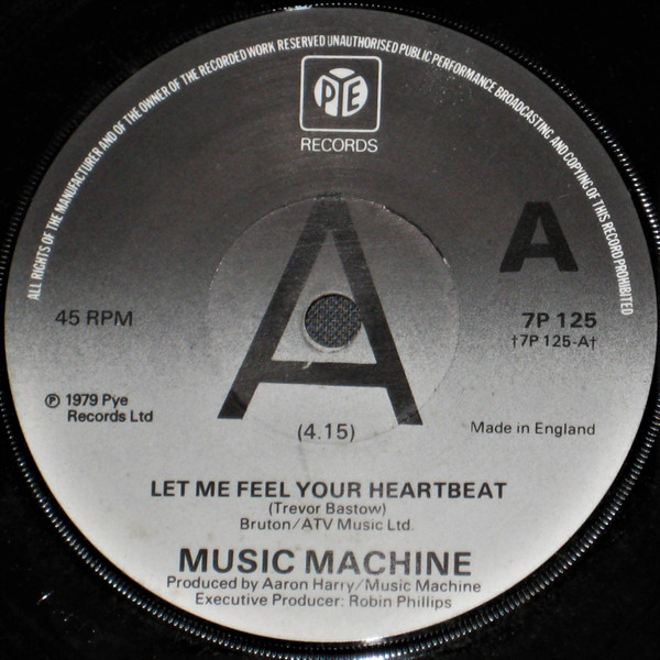 Music Machine - Let Me Feel Your Heartbeat - Used Vinyl Recor image 1