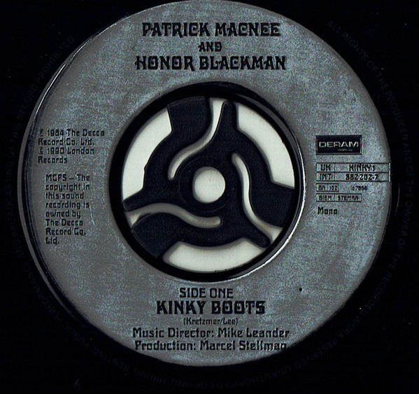 Patrick MacNee - Kinky Boots - Used Vinyl Record 7" image 1