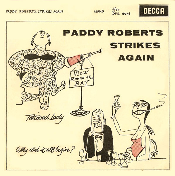 Paddy Roberts - Strikes Again - Used Vinyl Record 7" image 1