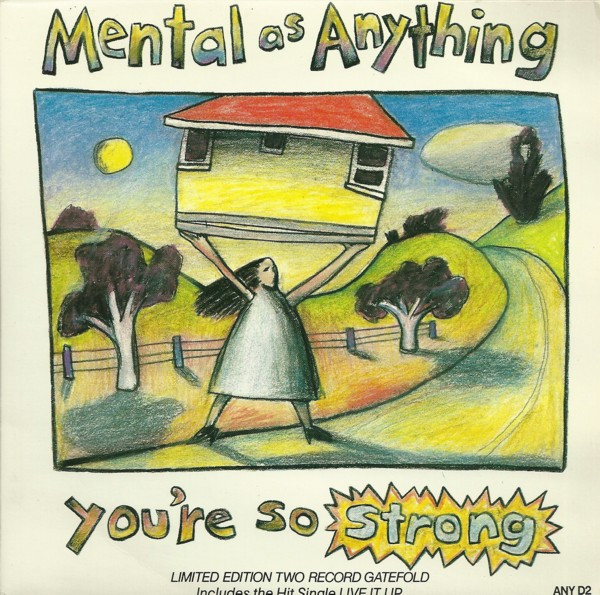 Mental As Anything - You're So Strong - Used Vinyl Record 7" image 1